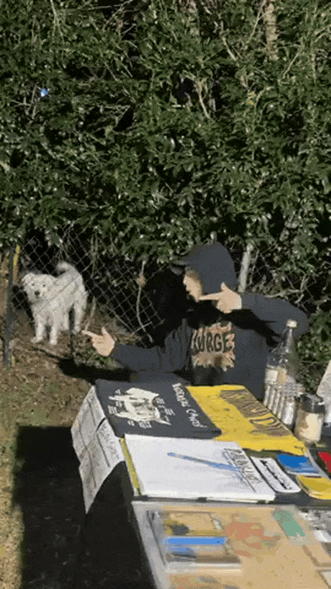 Jon and a Dog!